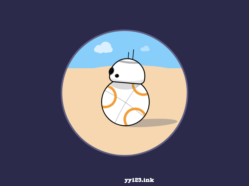 纯css3机器人BB-8动画样式